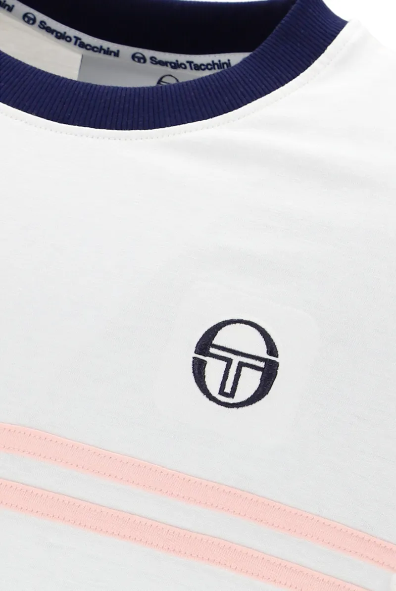 Sergio Tacchini Supermac T-shirt Gardenia / Maritime XXL ONLY LAST ONE-3